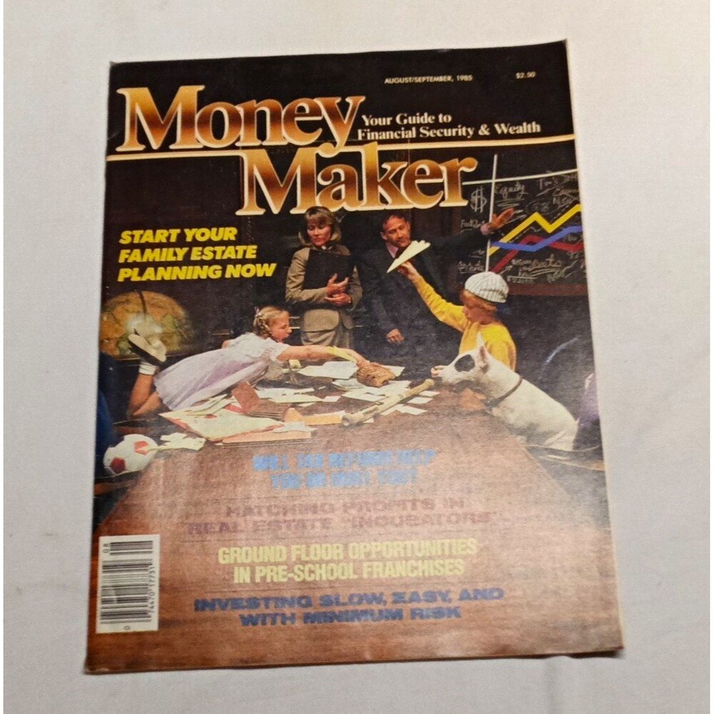 Money Maker Vintage Magazine August/September 85